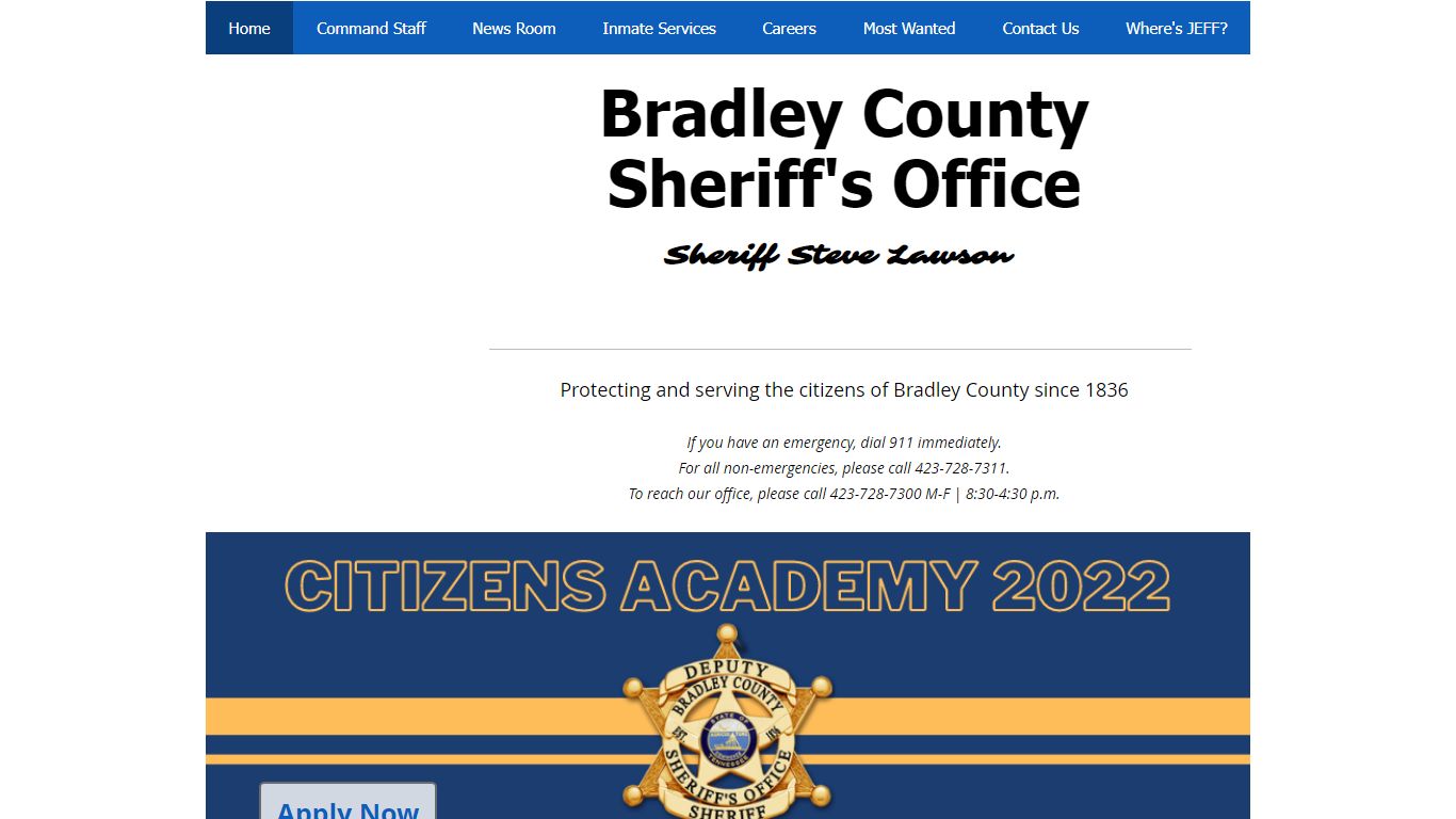 Bradley County, TN - Home | BCSO